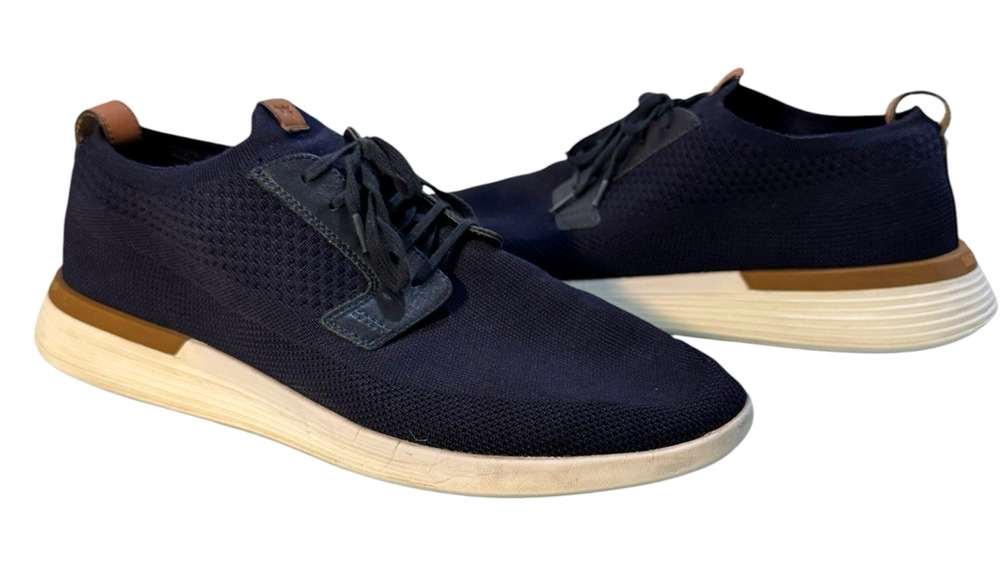 Wolf & Shepherd Swift Knit Derby Shoes Mens Size 12 Blue Lace Up Casual Sneakers
